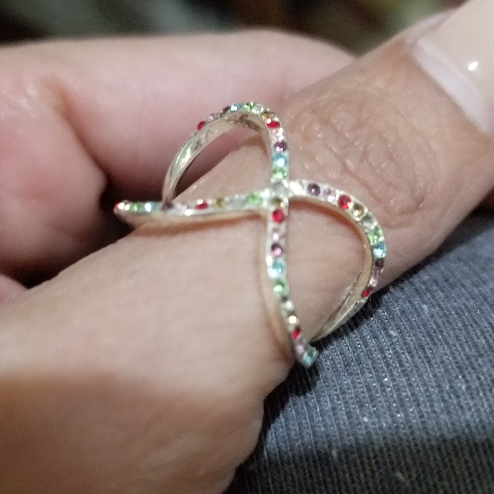 Sterling silver infinity ring